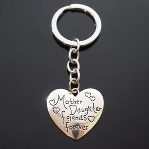 Heart Mother & Daughter Friends Forever Keychain Key Chain Hearts Love Mom Gift