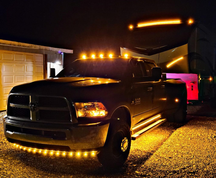 OFFROADTOWN 2pcs 70 Inch Truck Light LED Board Running Light for