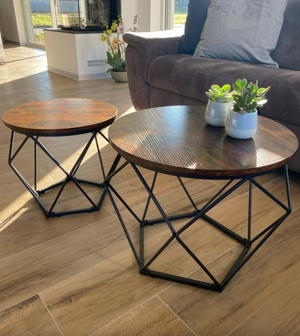 Round Coffee Table Set of 2