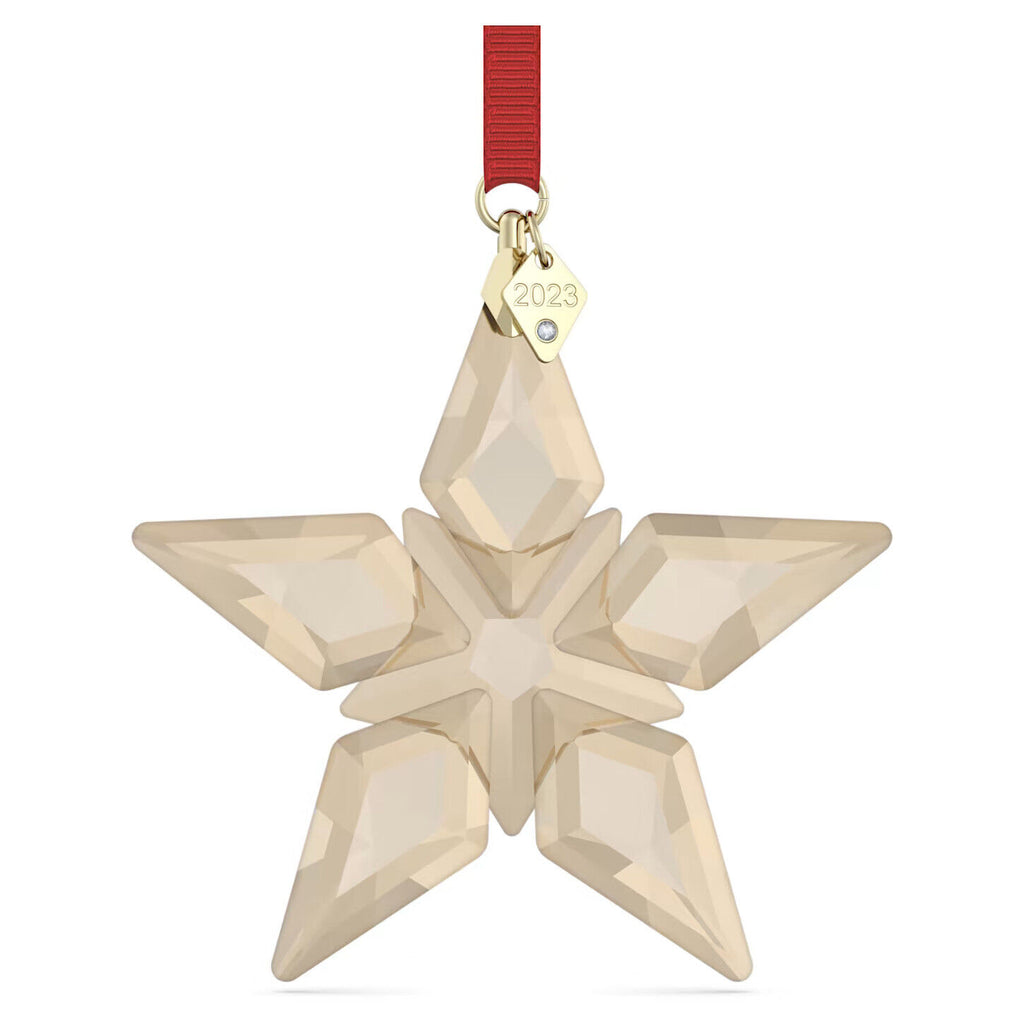 Swarovski Annual Edition Festive Ornament 2023, Gold Tone,