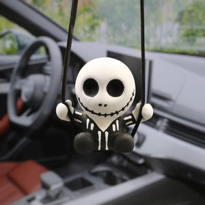 Cool Swinging Skull Car Hanging Ornament Accessories