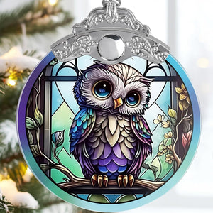 Owl Christmas Hanging Ornaments for Xmas Tree Car Decoration