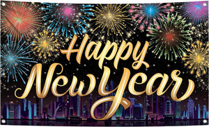 XtraLarge Happy New Year Banner - 72x44 Inch