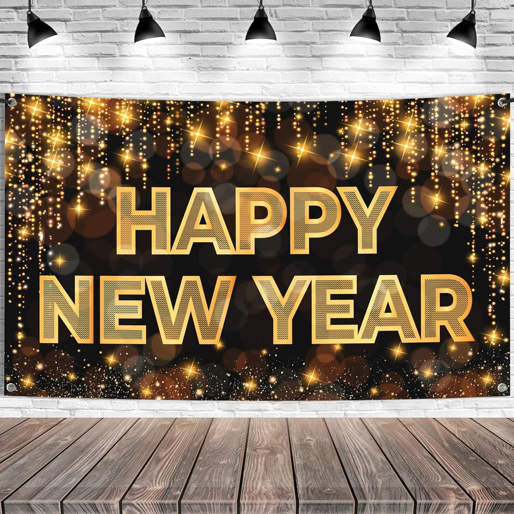 XtraLarge Happy New Year Banner - 72x44 Inch