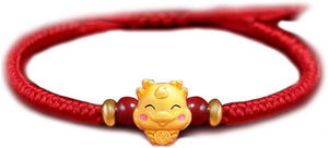 2024 New Year of Dragon Handmade Gold Dragon Bracelet