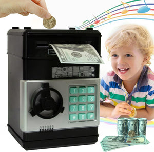 ATM Piggy Bank Toys for Kids Ages 5 6 7 8 9 10 11. Coin Cash Money Bank Electronic Password Saving