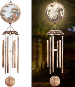 Solar Angel Wind Chimes for Outside Memorial Wind Chimes