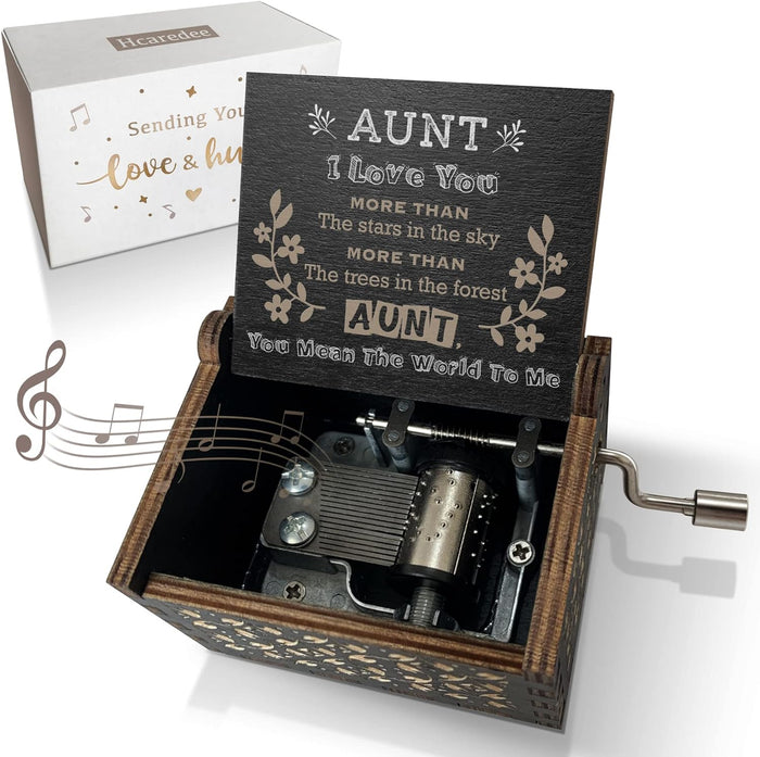 Gifts for Aunt Music Box from Niece or Nephew Aunt Birthday Gift