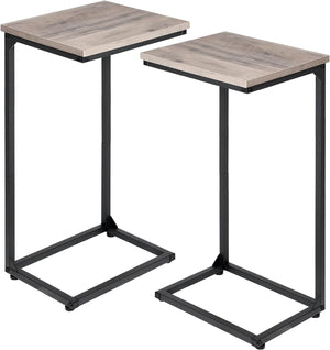 C Tables End Table, TV Trays Set of 2, Couch Table for Small Space