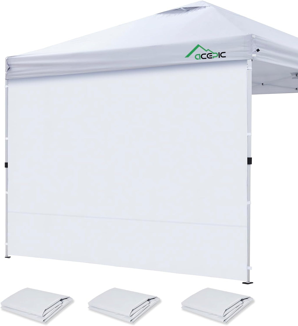 Canopy Tent Sidewalls for 10x10 Pop Up Canopy 200D (3PCS Sidewall Only, Canopy Tent NOT Included)