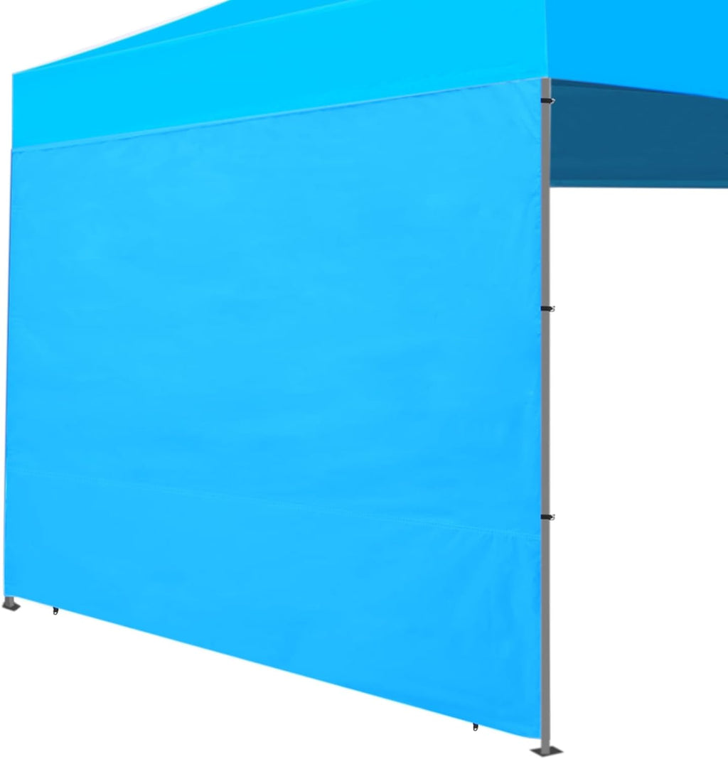 10×10 for Pop Up Canopy, Instant Canopy Sunwall with Waterproof and UV Protection Layer,1 Pack Sidewall Only（Sky Blue）