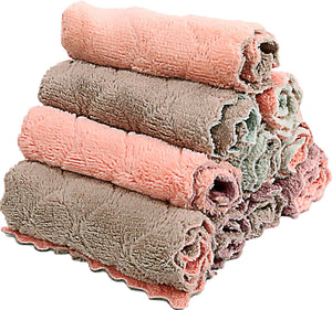 Super absorbent kitchen towels for drying dishes (10 Pack)