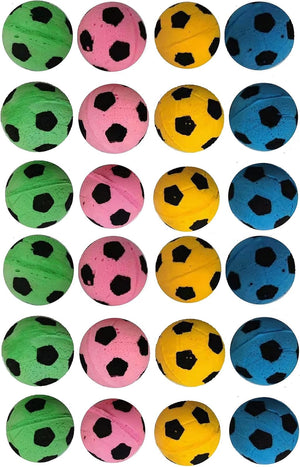 Foam Soccer Balls Cat Toys (Balls Cat Toys (24pcs))