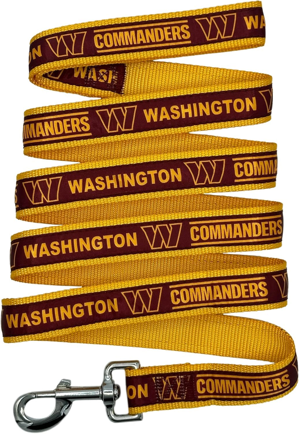 NFL PET Leash Washington Commanders Dog Leash, Medium Football Team Leash for Dogs & Cats