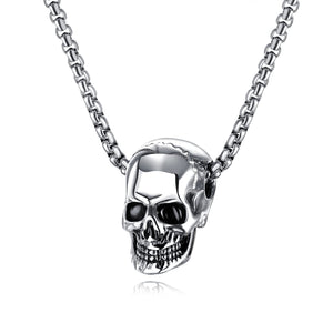 Pirate Necklace Skull Necklace for Men Stainless Steel Necklace Skull Jewelry for Men Gothic