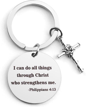 Bible Verse Gifts Keychain, Christian Bible Keychains, Christian Keychain Gifts