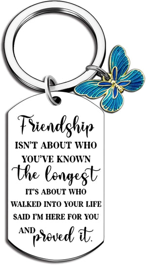 Friendship Gifts For Women Friends Best Friend BFF Bestie Gifts For Women Funny Keychain Gifts