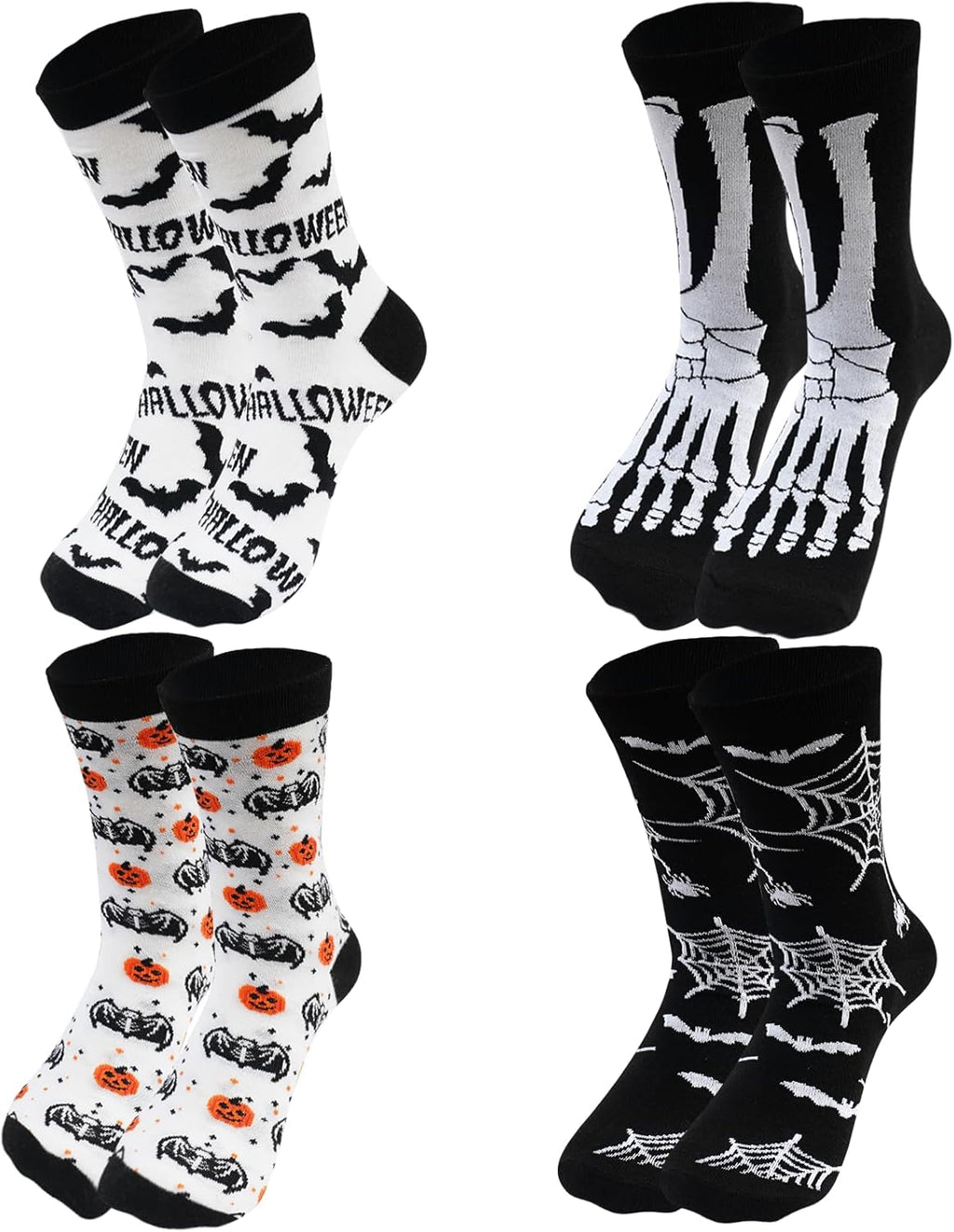 Halloween Gifts for Women Novelty Halloween Printed Socks for Men Women Teen Girls Boys