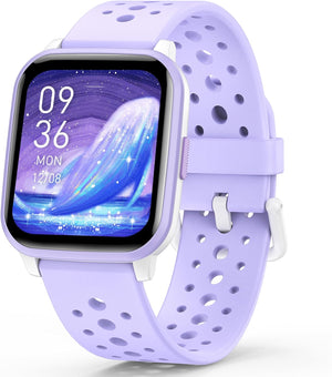 Smart Girls Watch for Kids Smart Watch Gifts for 4-16 Years Old with Sleep Model, Purple