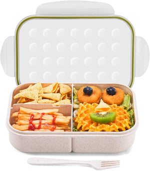 Bento Box for Kids,Lunch Box Kids,Ideal Leakproof Kids Lunch Box (1150ml White)