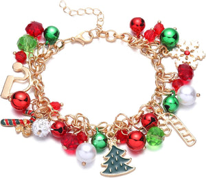 Charm Bracelet Horror Scream Movie Merchandise Christmas Link Bracelet for Women