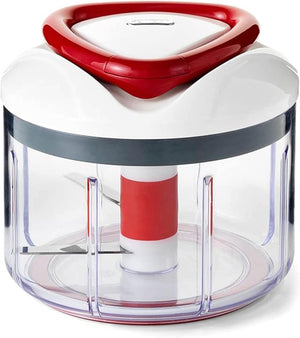 Easy Pull Food Processor - Pull Chopper and Manual Food Processor - Handheld Vegetable Slicer and Dicer