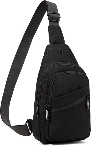 Crossbody Small Sling Bag Sling Backpack for Women Men, Chest Daypack Crossbody Backpack Travel Sports Hiking