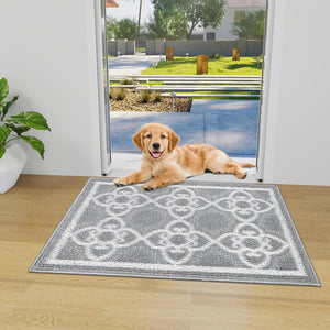 Indoor Door Mat,20"X32" Non Slip Door Mat Indoor Entrance,Washable Door Mat Outside Entrance,Absorbent Resist Dirt Outdoor Door Mat for Entryway Low Profile,Front Door Rug for Floor Home Entryway