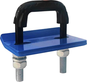 Hitch Tightener Anti-Rattle Clamp - Heavy Duty Hitch Stabilizer for 1.25" and 2" Trailer Hitches, Rubber Isolator and Anti-Rust Double Coating Protective (Blue, 2.5inch)