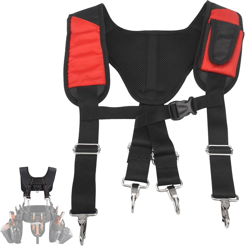 Padded Suspension Rig Tool Belt/Tool Belt Suspenders Work Belt 48-22-8145/Stronghold Suspension System for Most Milwaukee Tool Belt Suspenders 48-22-8140 48-22-8110 Stable Base Electricians Work Belt