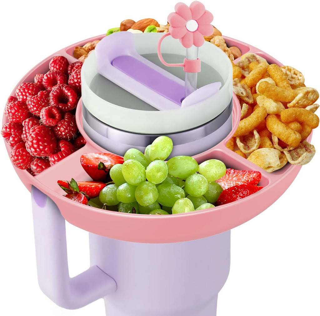 40 oz Snack Bowl with Handle, Compatible with Stanley Cup 40 oz Snack Bowl with Handle
