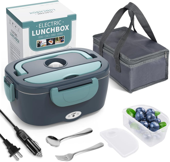 Electric Lunch Box Food Heater, 3 in 1 Ultra Quick Heated Lunch Boxes for Adults