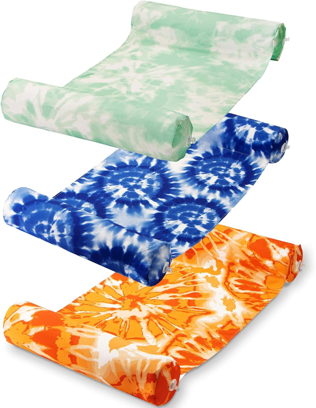 3 Pack 4-in-1 Inflatable Pool Floats Hammock, Water Hammock Lounges