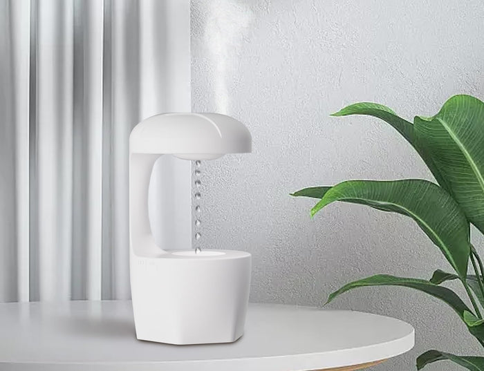 Anti Gravity Humidifier, Baby Humidifier with Night Light, Rain Cloud Humidifierhigh-capacity Silent Humidifier