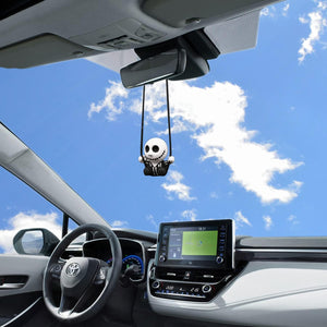 Cool Swinging Skull Car Hanging Ornament Accessories