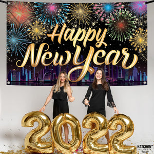 XtraLarge Happy New Year Banner - 72x44 Inch