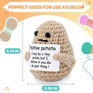 Positive Potato Crochet Dolls - Home Decorations Knitted Toys