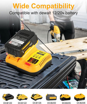 Replacement for Dewalt 12v/20v Max Rapid Battery Charger