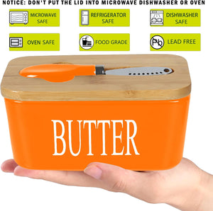 Butter Dish with Multipurpose Knife: Our Large Butter Dish with Lid