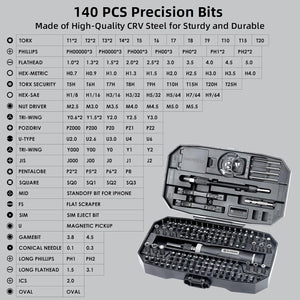 153 in 1 Precision Screwdriver Set Computer Screwdriver Kit