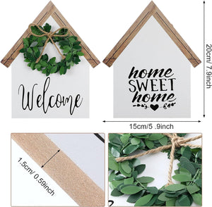 Wood Sign Home Sweet Home Tiered Tray Decor Farmhouse Home Clearance Living Room Decor