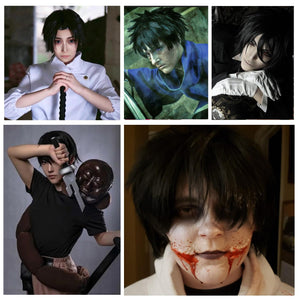 Cosplay Wigs Kirito Short Party Hair Black Male Games Movie Anime Synthetic Wigs, Black