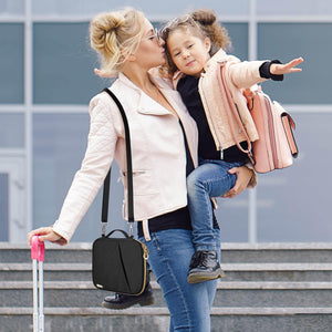 RFID Family Travel Passport Holder for 6, Premium Portable Travel Document Organizer