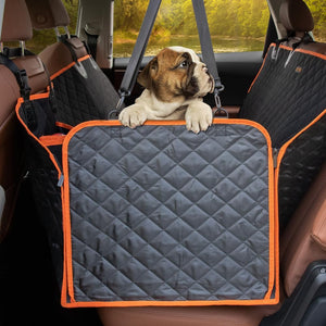 Dog Car Seat Covers W, aterproof, Dog Seat Cover with Side Flaps from Scratching, Standard