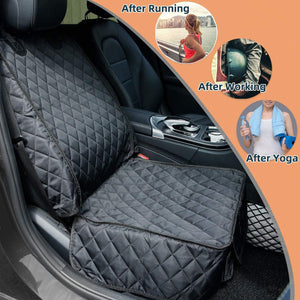 Waterproof Front Seat Car Cover, Full Protection Dog Car Seat Cover with Side Flaps, Nonslip Scratchproof