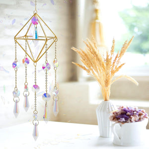 Window Suncatcher Prism Hanging Sun Catcher Outdoor Indoor Decor