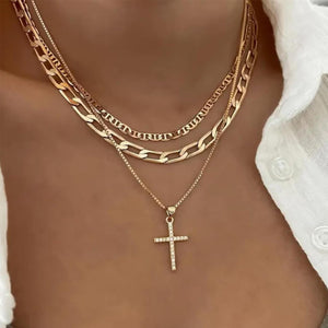 Silver Cross Necklace for Women Christmas Birthday Gifts for Women Cross Jewelry