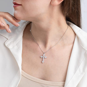 Silver Cross Necklace for Women Christmas Birthday Gifts for Women Cross Jewelry