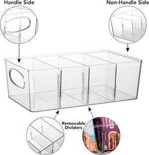 Pantry Organizers and Storage, Cabinet Organizer Kitchen Organizers and Storage - Fridge Organizer, Drawer Organizer & Snack Organizer - Refrigerator Organizers and Storage, Cupboard Shelf Organizer