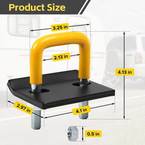 Hitch Tightener Anti Rattle Stabilizer for 1.25" to 2", Trailer Hitches Reduce Movement On Hitch Cargo Carrier Bike Rack, RV Accessories, Rust Free(2 Packs)